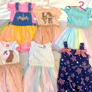 Lot of 6 dresses size 4T